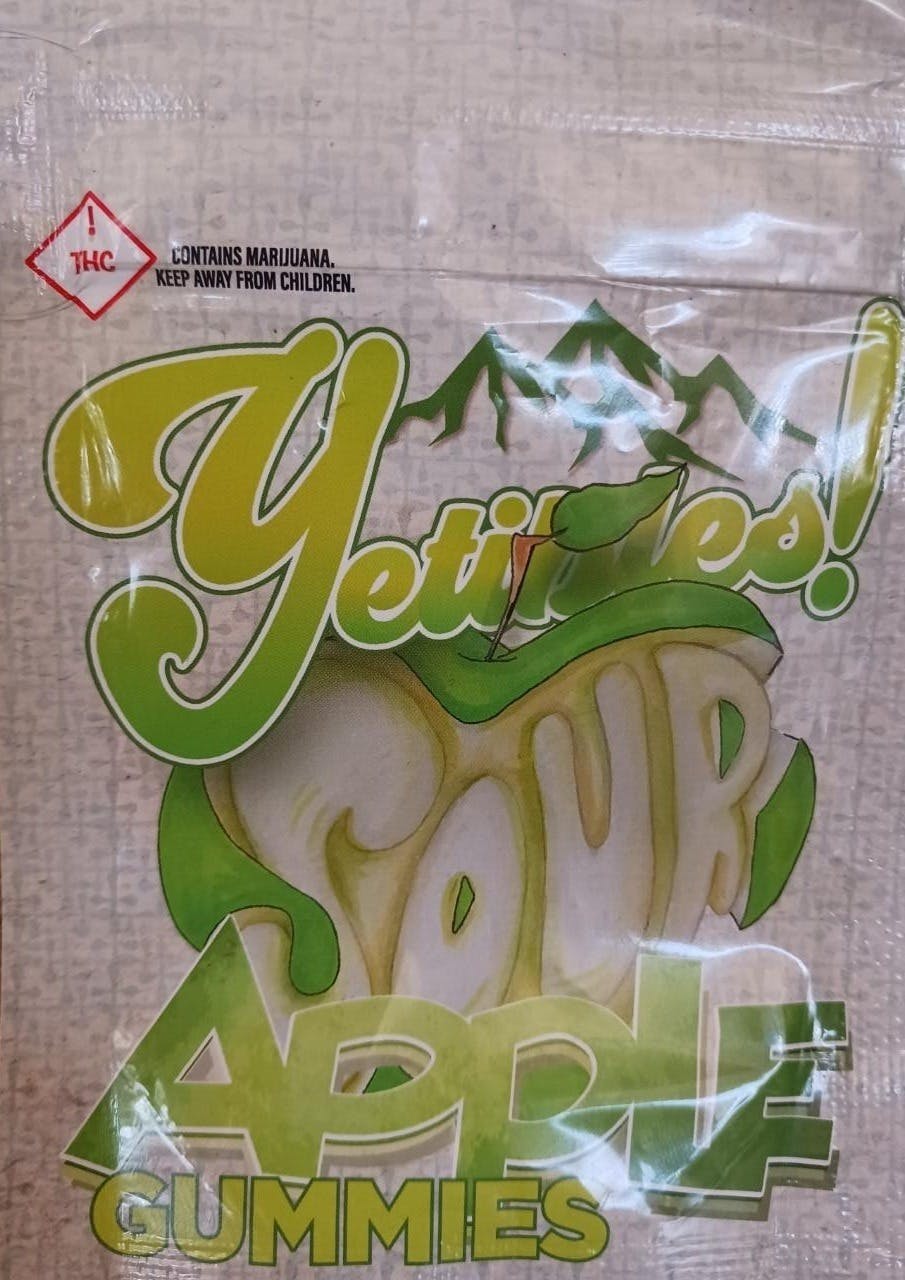 Photograph of product: Yetibles | Gummies | Sour Apple
