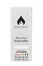 Photograph of product: Element -Pure Live Disposable - - Lemon G