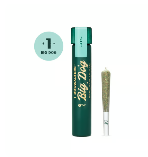 Photograph of product: Dogwalkers | 0.75g | Flower | Pre-Rolled | Single | L'Delight