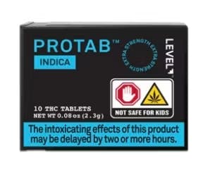 Photograph of product: Level | Protab Oui'd | Tablets | 10pk | 100mg