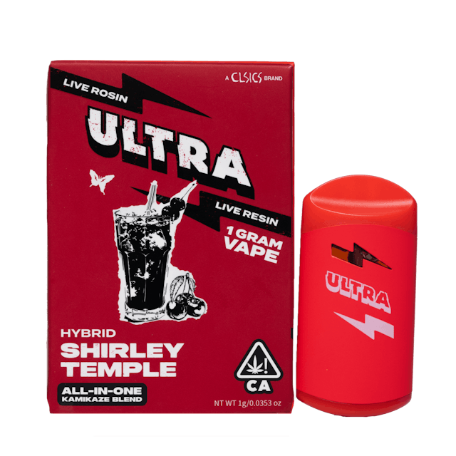 Photograph of product: Shirley Temple - Live Rosin/Live Resin All-In-One Vape - 1g - 