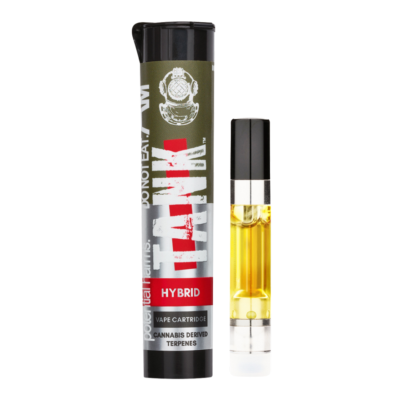 Photograph of product: GDF - Vape Cart -  Threaded - CDT Tank Watermelon Gusher : White Runtz - Hybrid