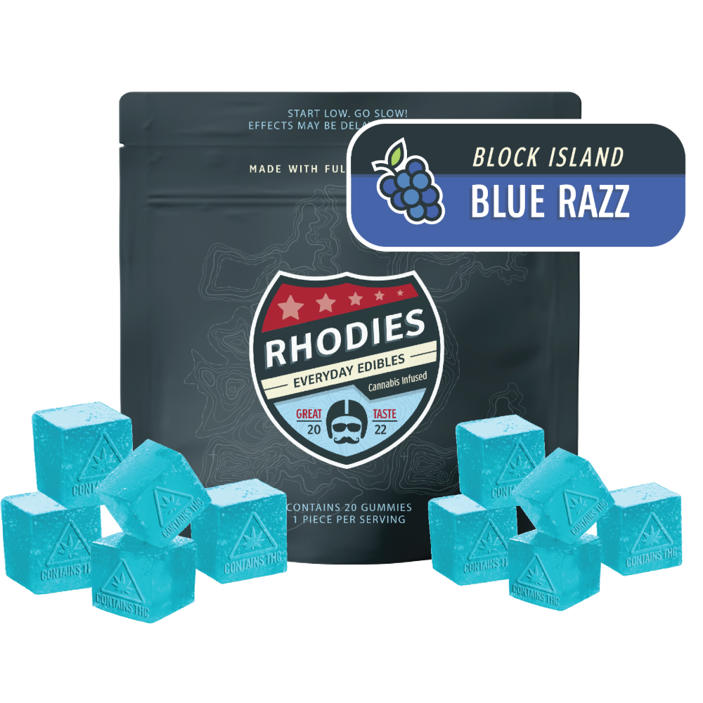 Photograph of product: Block Island Blue Raspberry Gummies