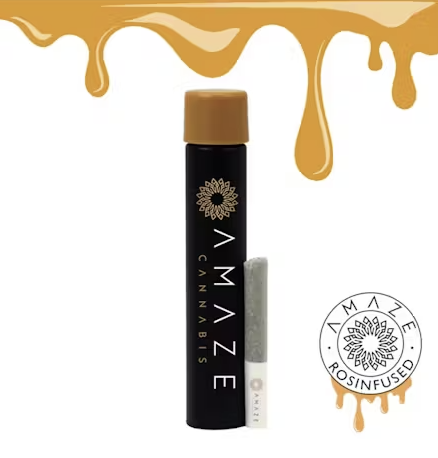 Photograph of product: Razzberry Mints Rosin | 0.5g Infused Preroll