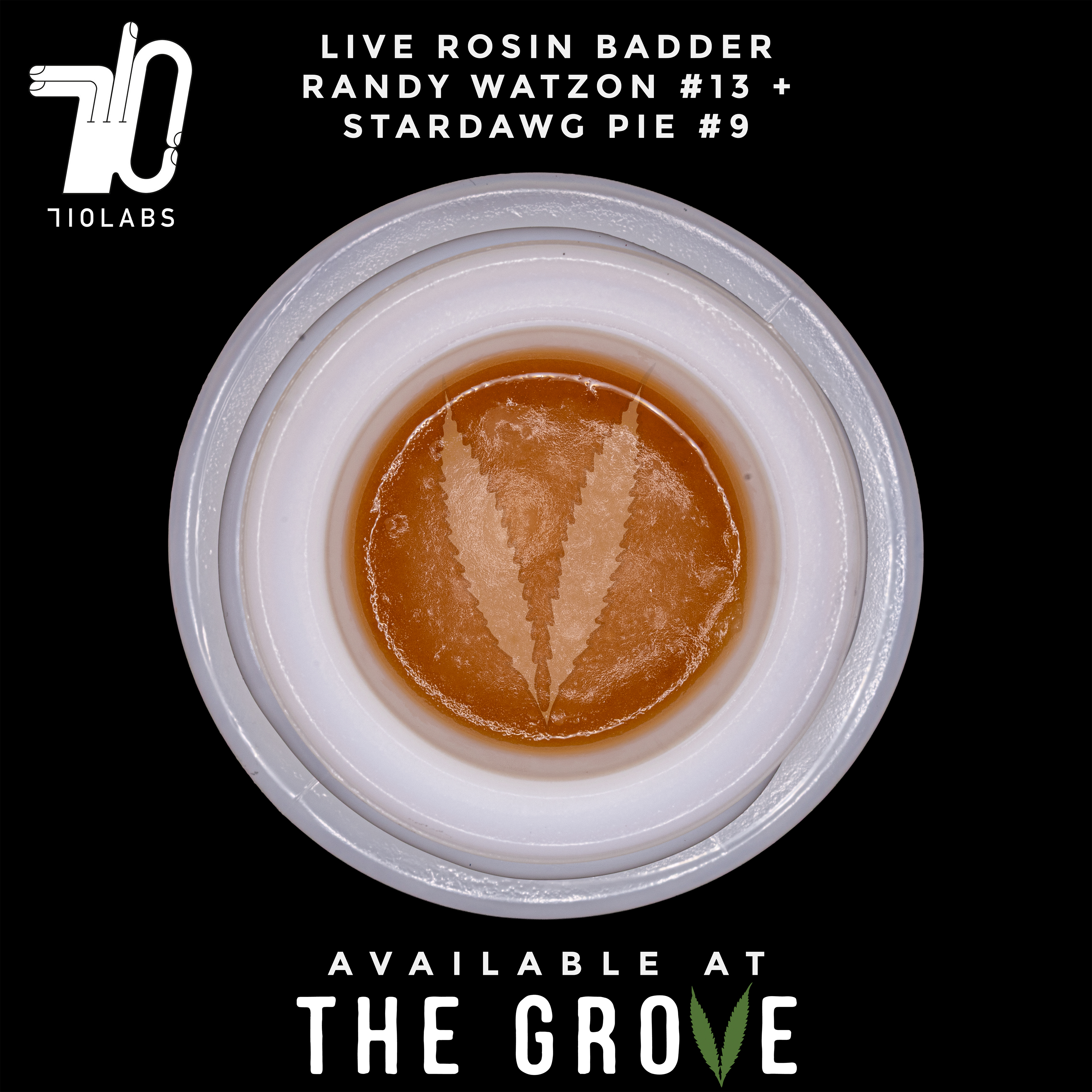 Photograph of product: 710 Labs | Rosin Badder - Randy Watzon #13 + Stardawg Pie #9