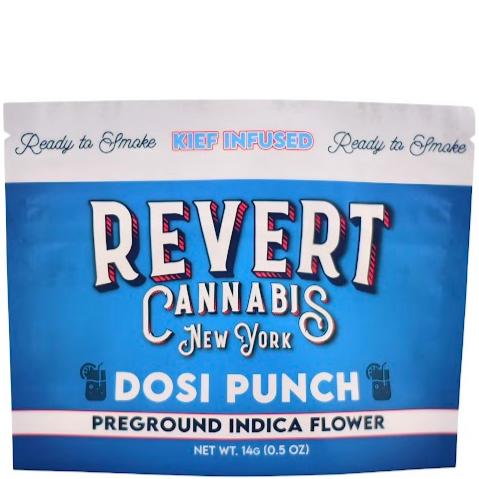 Photograph of product: Revert | Dosi Punch | Kief Infused | Flower - 14g