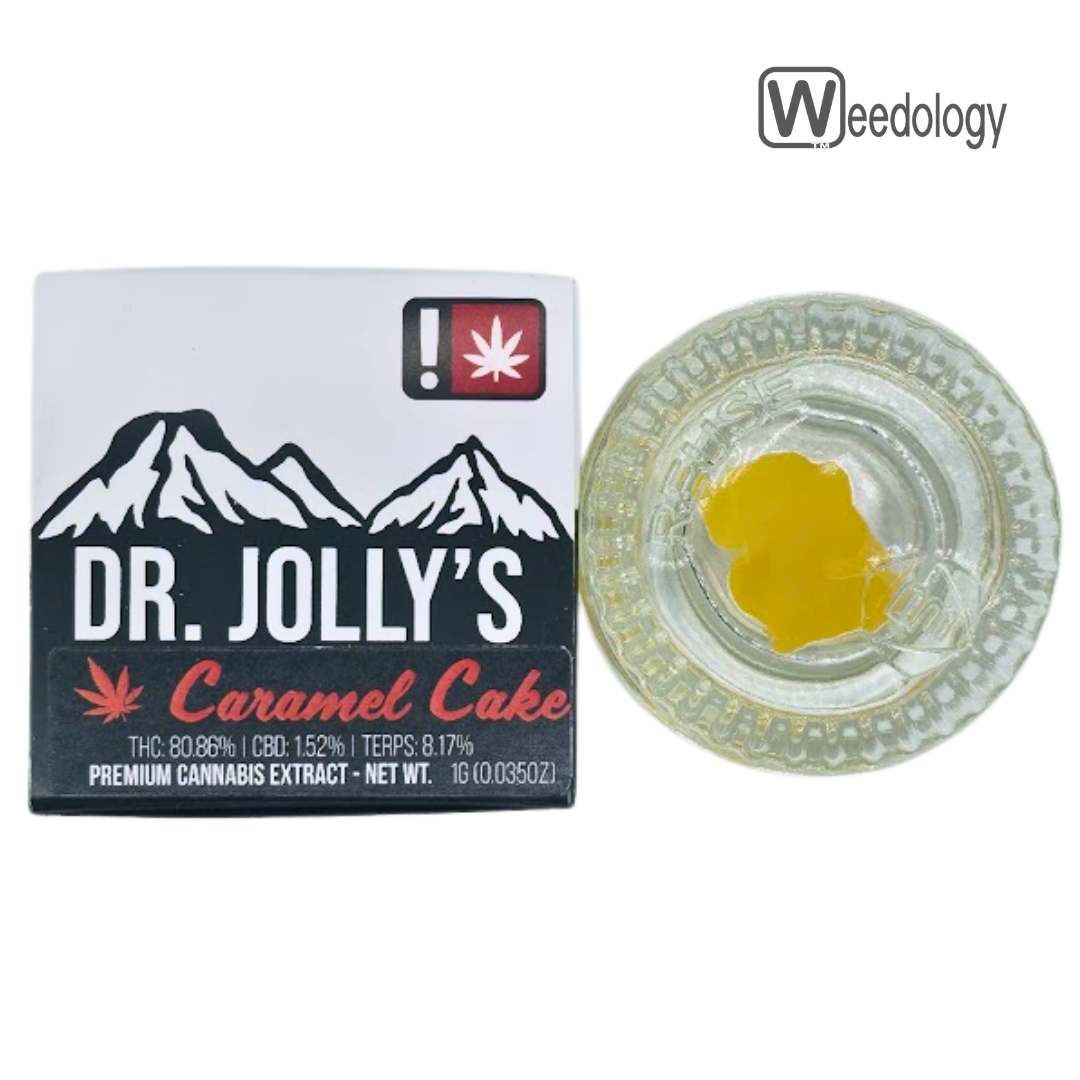 Photograph of product: Dr Jollys 1g CARAMEL CAKE Sugar Wax