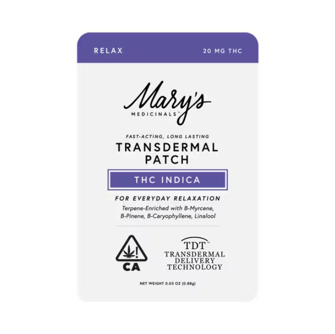 Photograph of product: TH-oui Oui'd PATCH - RELAX [20MG]