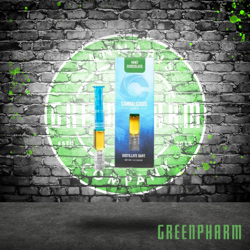 Photograph of product: Cannalicious Labs Mint Chocolate Distillate Dart