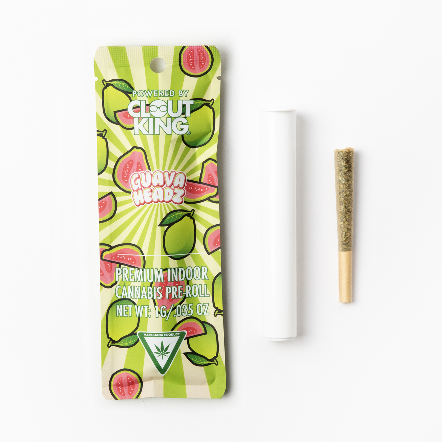 Photograph of product: Clout King - Pre-roll 1g - Guava Headz