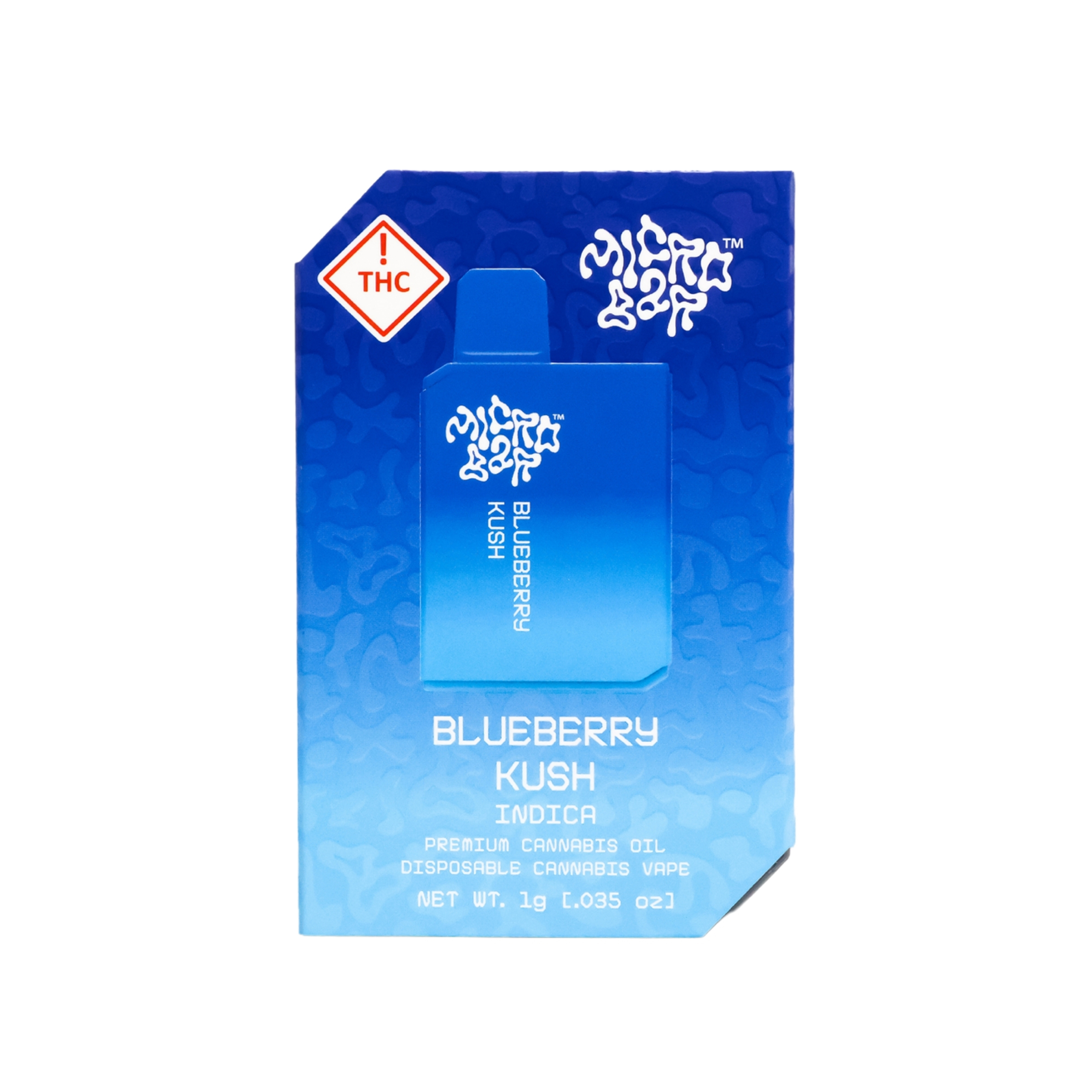 Photograph of product: Microbar Disposable Blueberry Kush (I) 1g