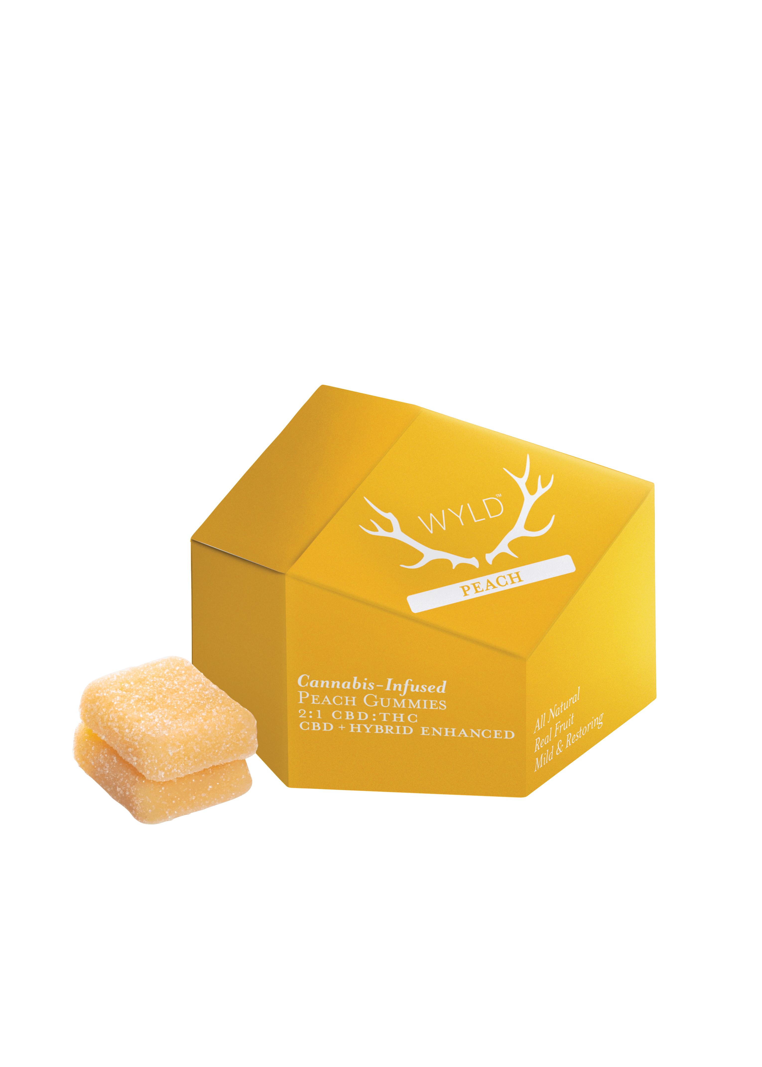 Photograph of product: PEACH | 2:1 CBD:TH-oui | 10 PACK