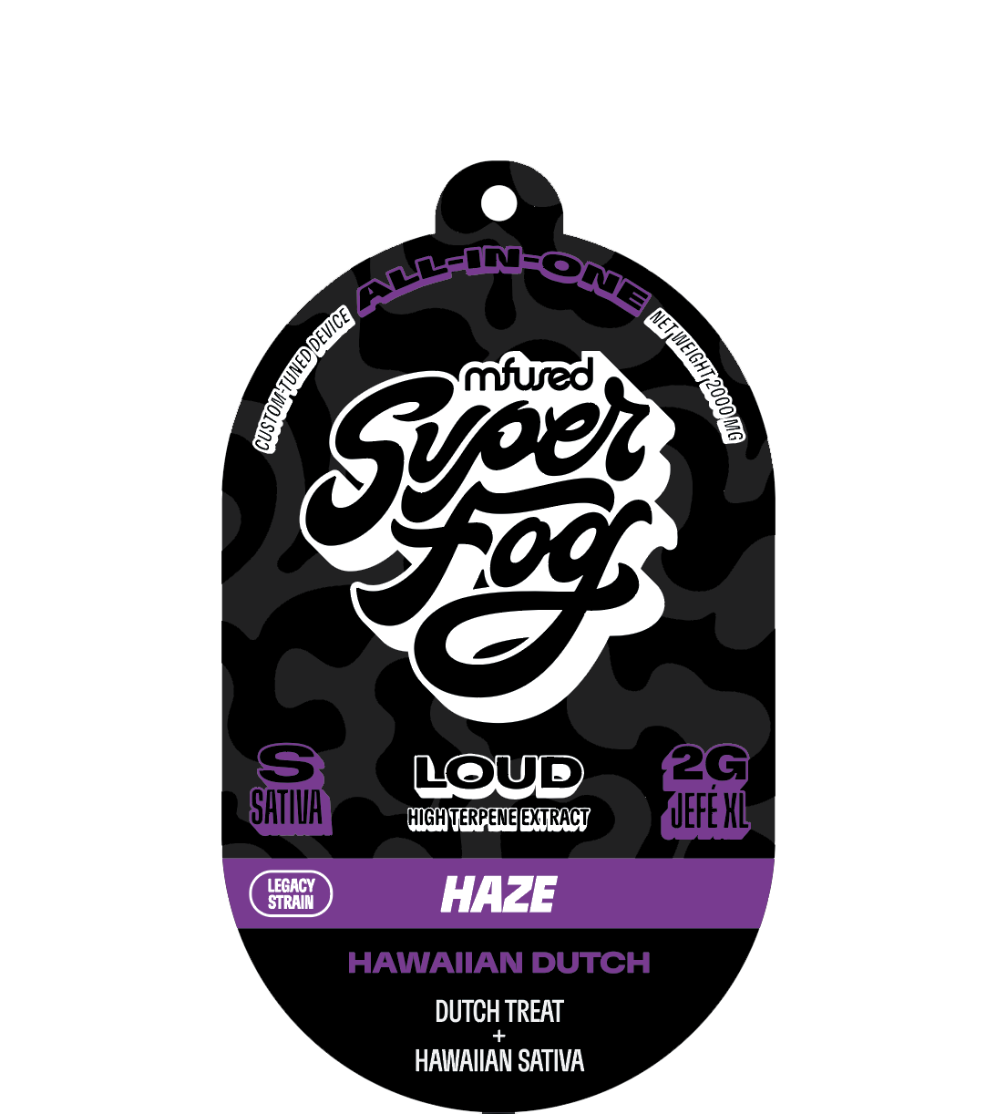 Photograph of product: Super Fog - Hawaiian Dutch Loud