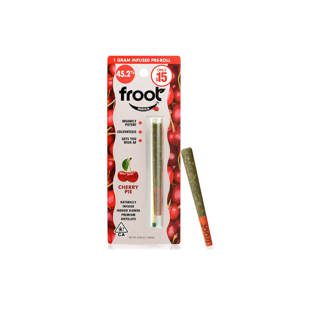 Photograph of product: Cherry Pie Infused - Preroll-1g