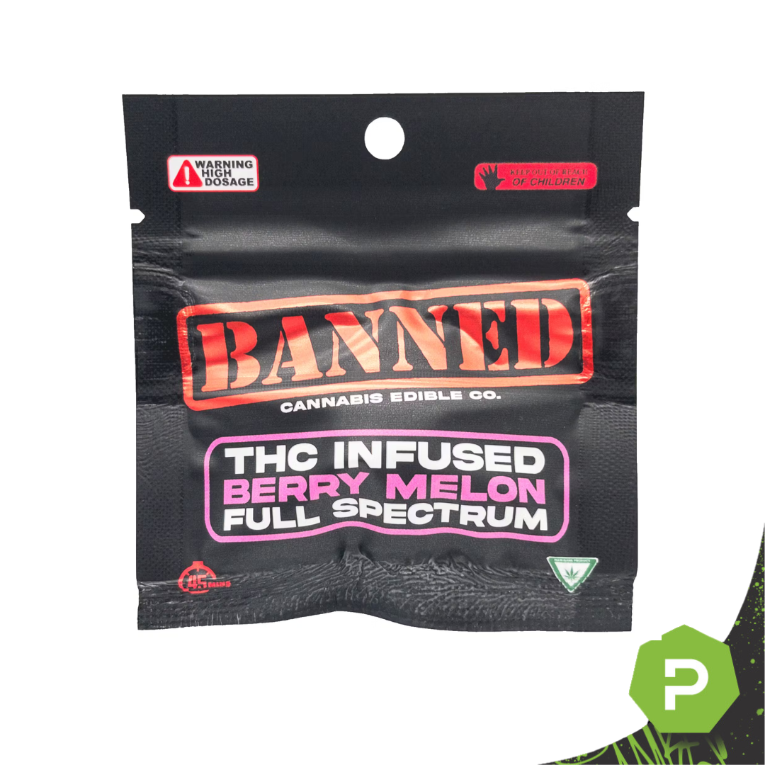 Photograph of product: Banned | 200mg Single | Berry Melon