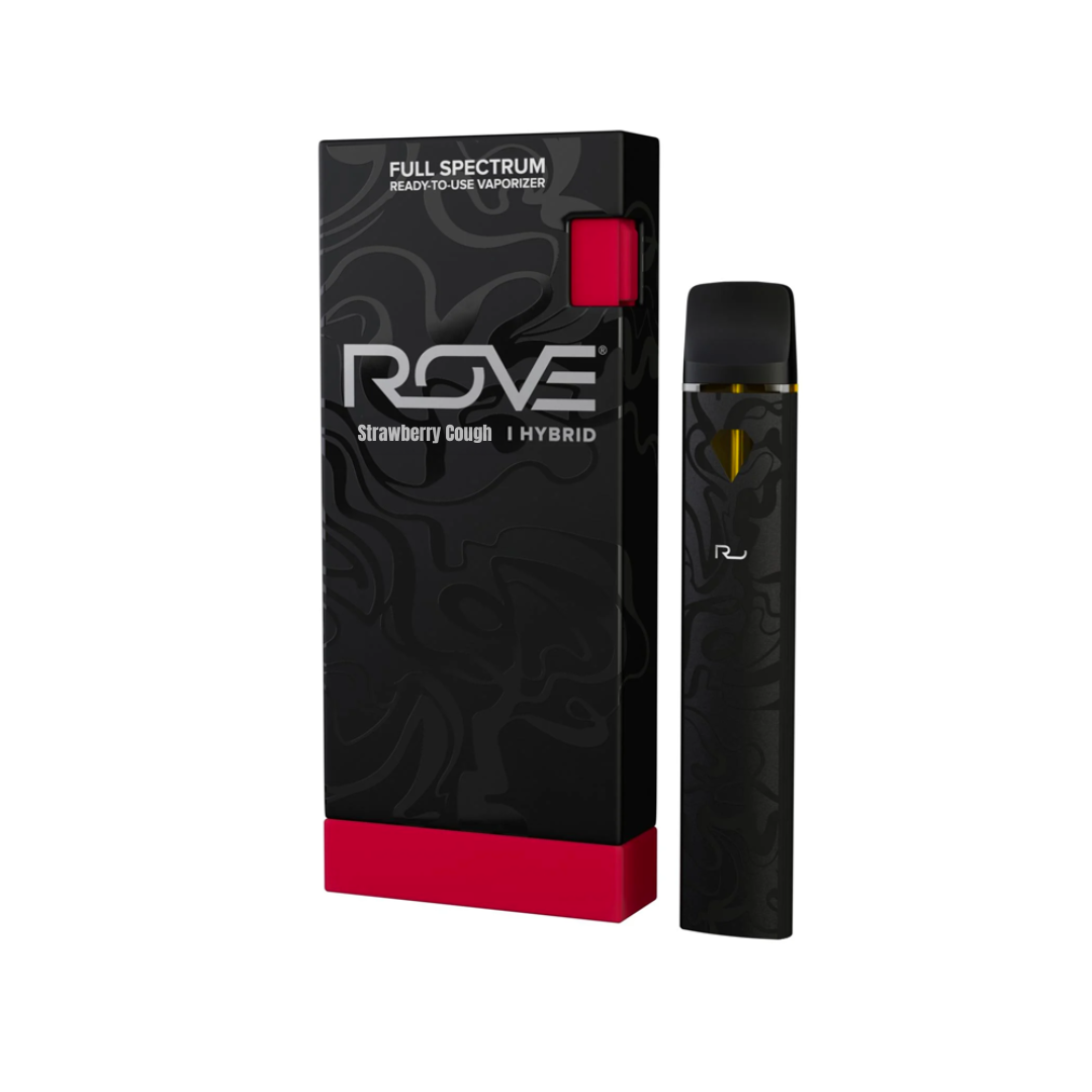 Photograph of product: Rove - RTU Live Resin Diamond Vaporizer - Strawberry Cough - 1.0g
