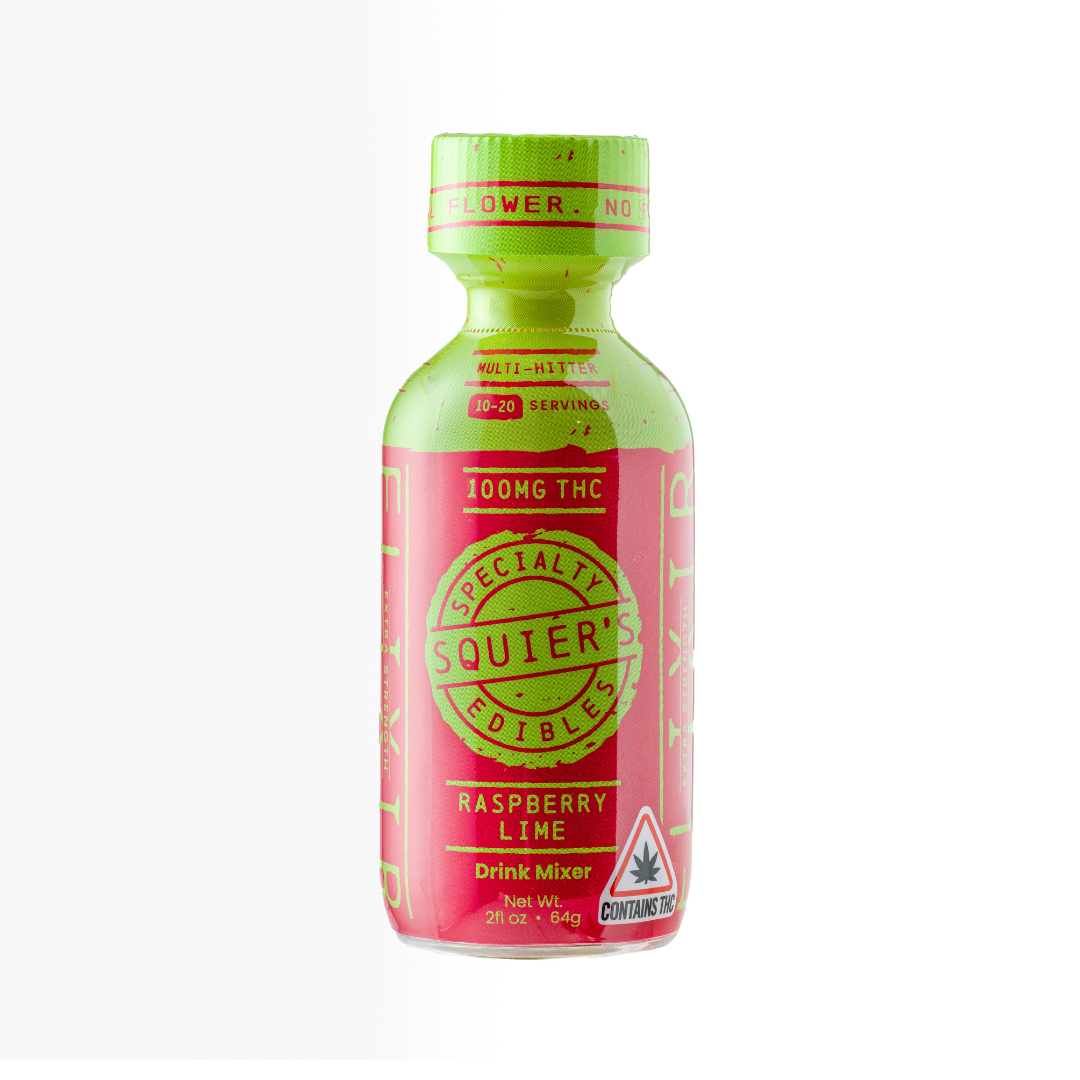 Photograph of product: Squier's | Raspberry Lime | 100mg Elixir