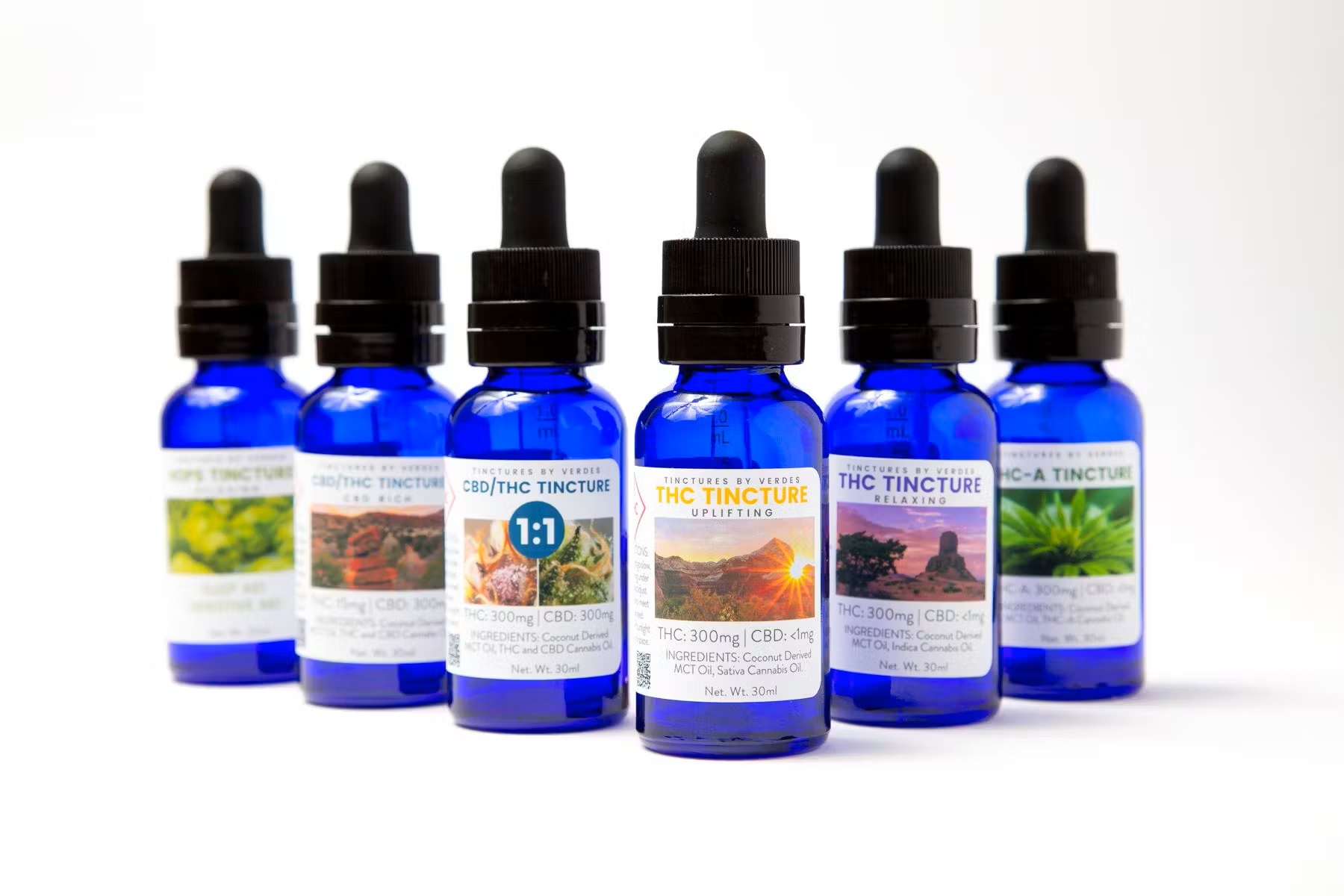Photograph of product: Verdes- Relaxing 2:1 - 100mg Tincture
