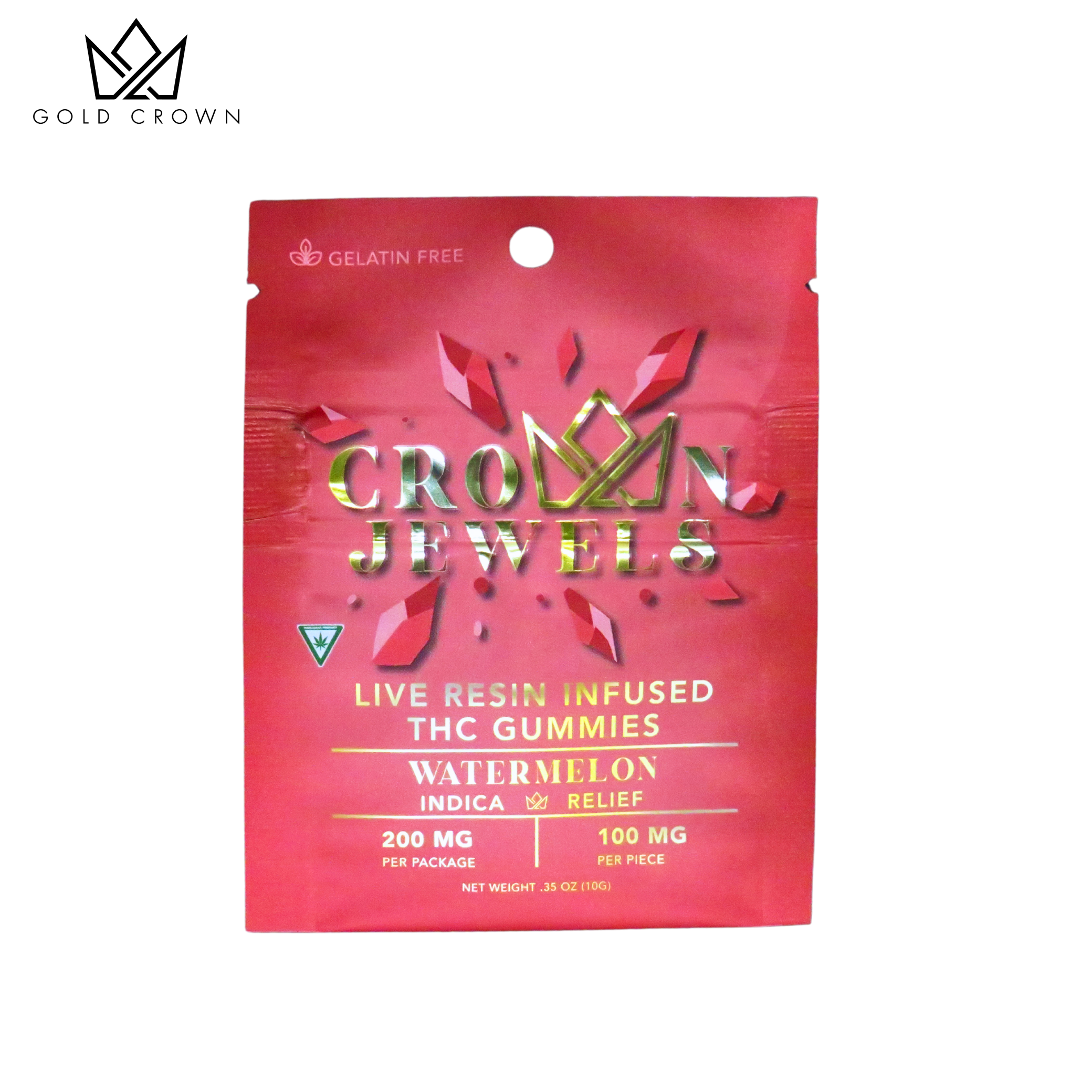 Photograph of product: Crown Jewels 200mg - Watermelon | 100mg each