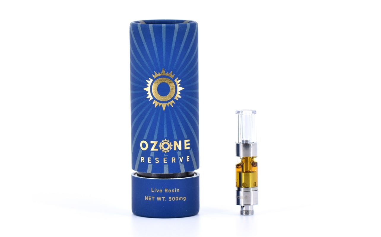 Photograph of product: Blueberry Sugar Live Resin Cartridge