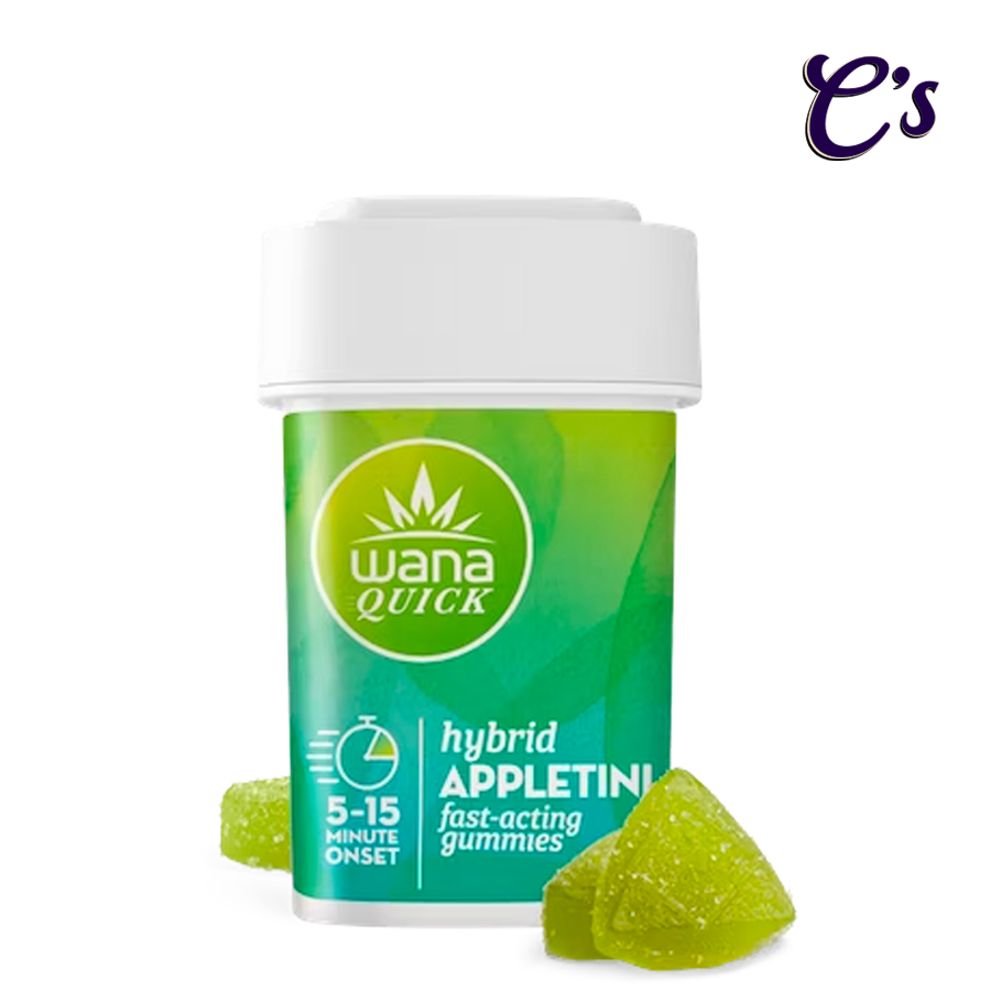 Photograph of product: Wana | Fast Acting (H) Appletini 100mg
