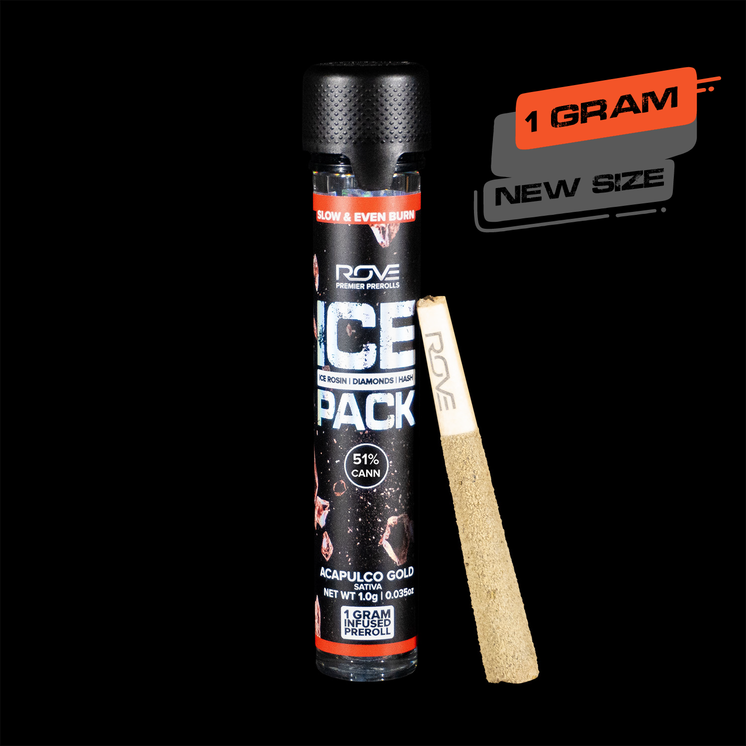 Photograph of Product: Acapulco Gold - 1G Triple Infused Ice Packs (Rosin, Hash, and Diamonds)