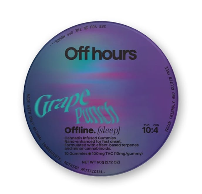 Photograph of Product: Off Hours | Grape Punch Offline [Sleep] | Gummies-100mg