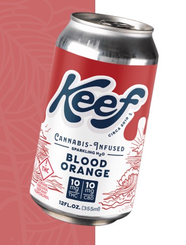 Photograph of product: 10mg Sparkling H20 | Blood Orange 1:1*