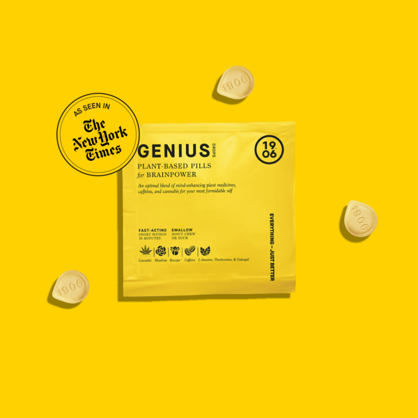 Photograph of product: Genius Pouch | 10mg 4pk Tablets