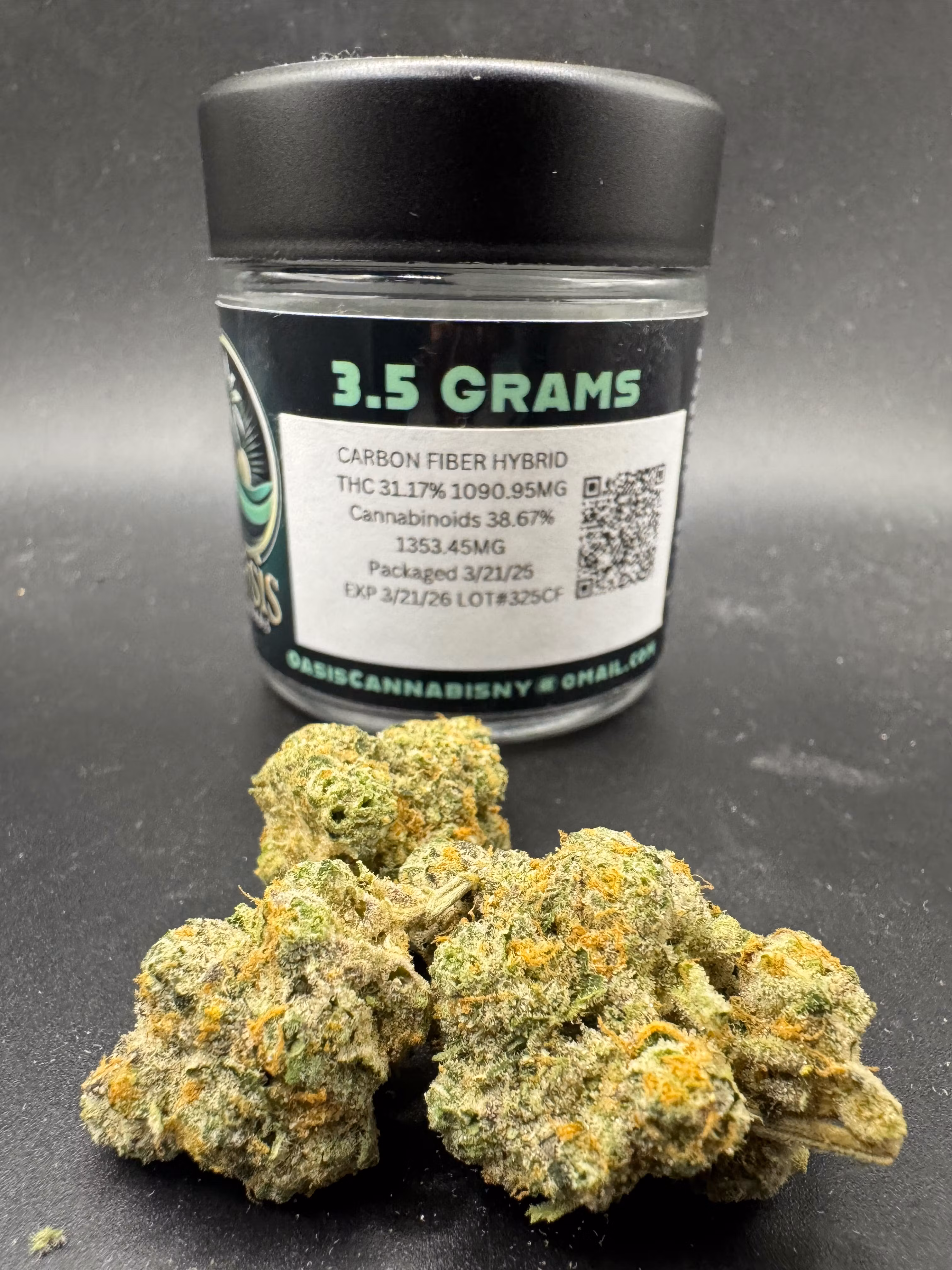 Photograph of product: Oasis - Carbon Fiber - 3.5g