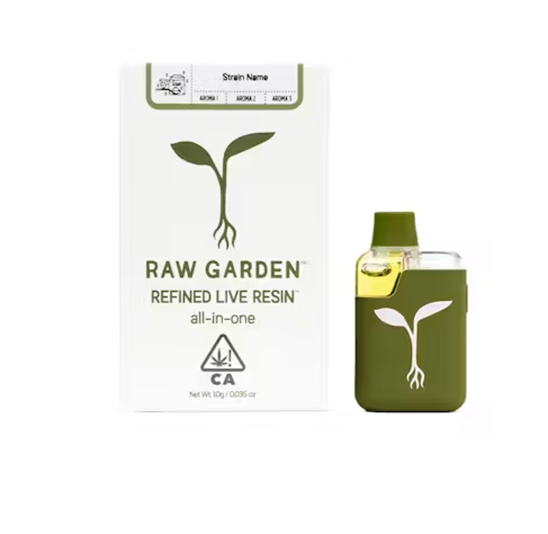 Photograph of product: Raw Garden Refined LIVE RESIN SPROUT All-In-One 1g - Watermelon Kush (I)