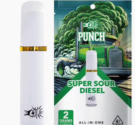 Photograph of product: Super Sour Diesel AIO - Dispo-2g