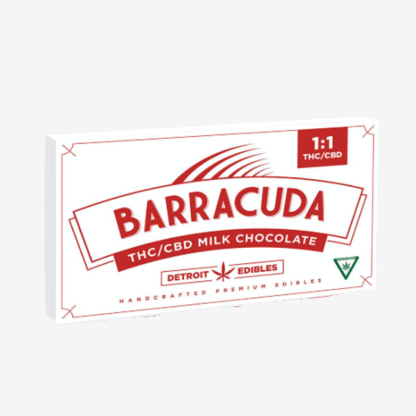 Photograph of product: Barracuda Bar - Milk Chocolate 1:1 200mg