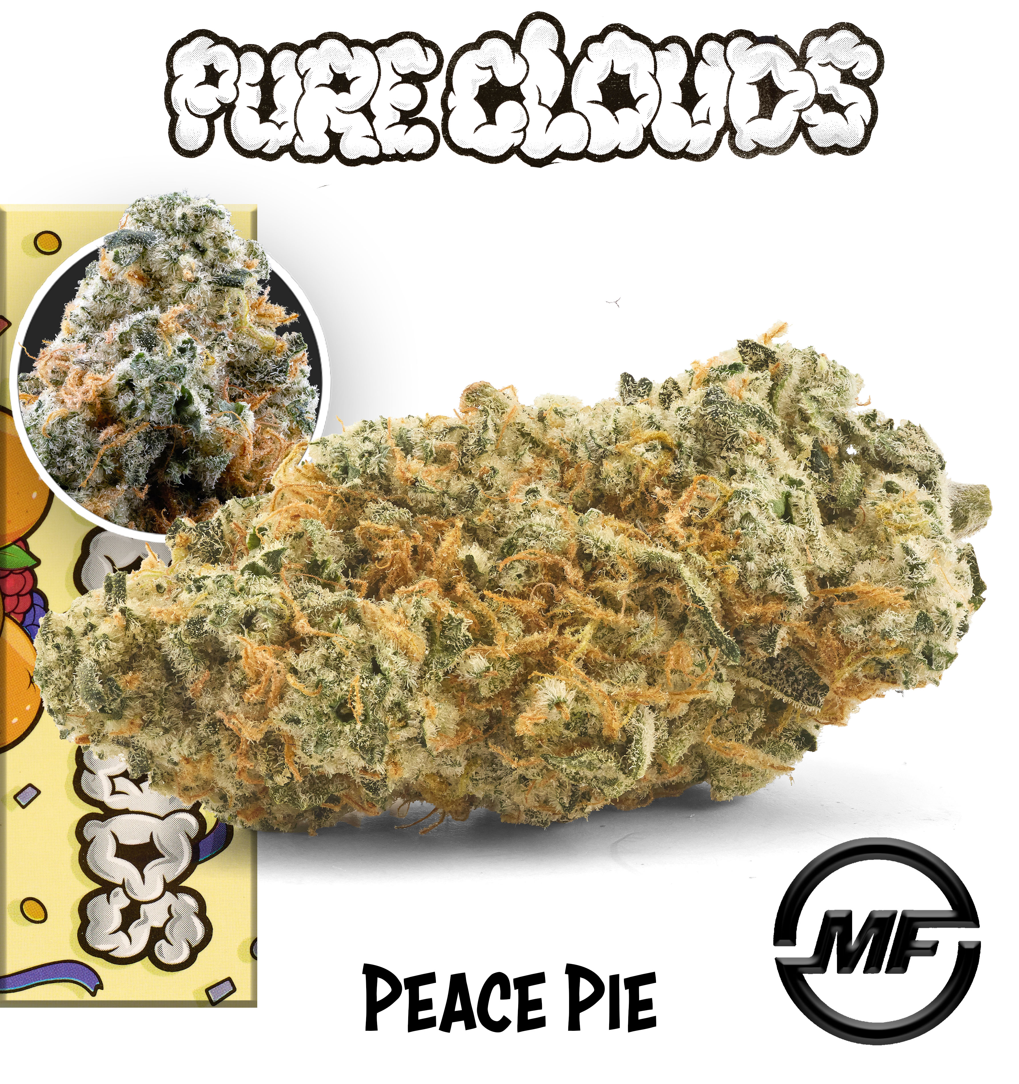 Photograph of product: Pure Clouds | Peach Pie | Small Buds - 28g