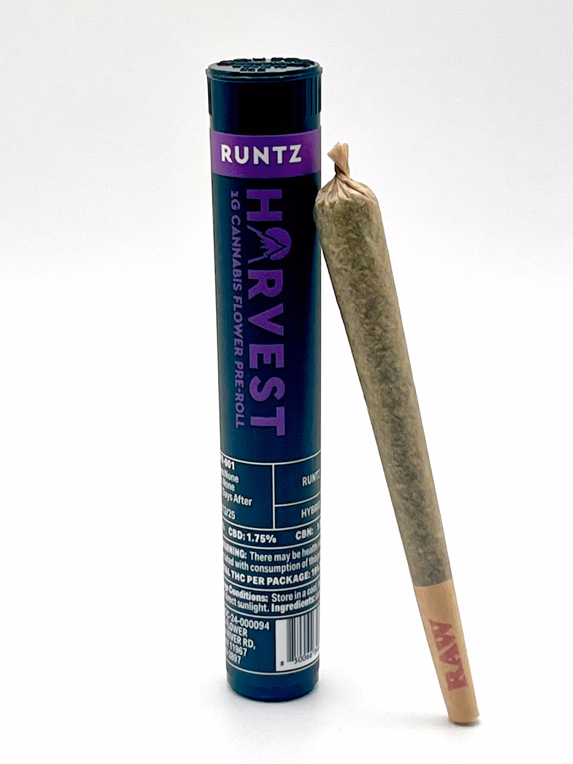 Photograph of product: Harvest Runtz Pre-Roll