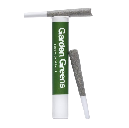 Photograph of product: Garden Greens | Pre-Roll Pack | Ice Wookie | 2pk/1g
