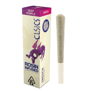 Photograph of product: DEEP PURPLE - 0.7G ROSIN INFUSED