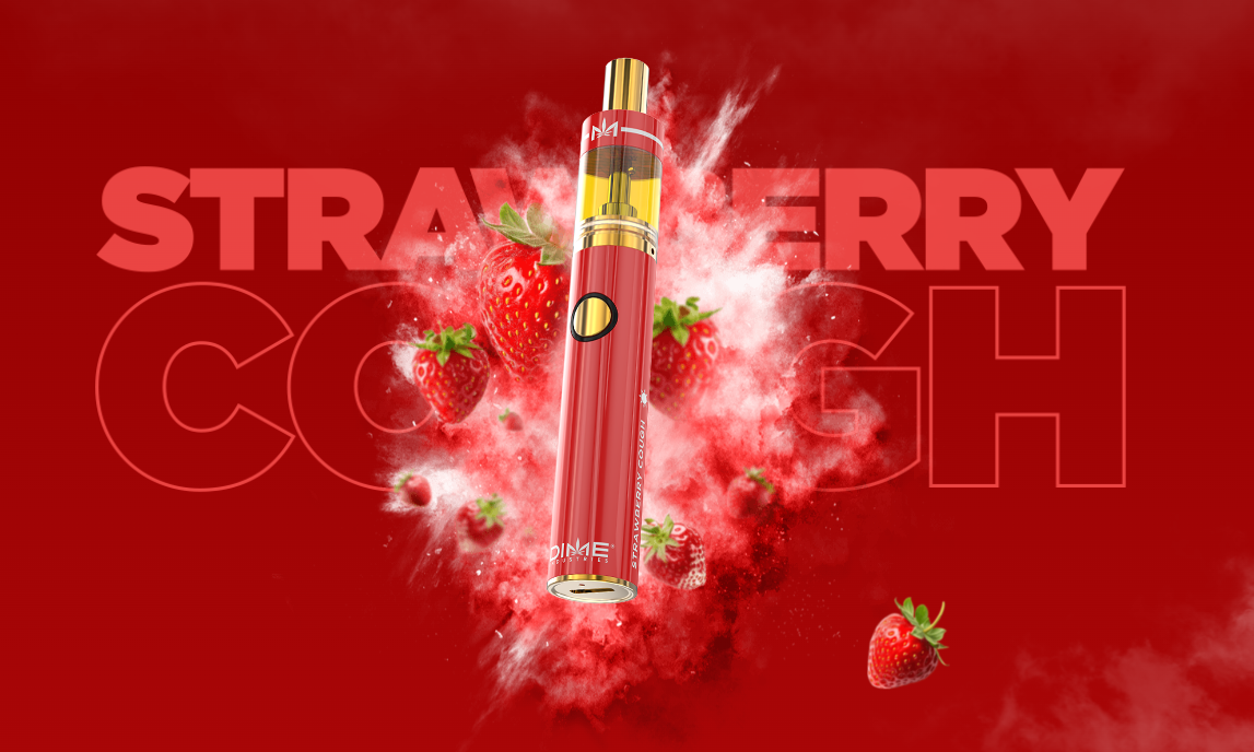 Photograph of product: DIME - Disposable - (S) Strawberry Cough 2g