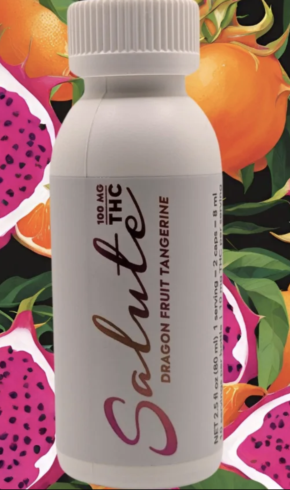 Photograph of product: Drink | Salute | Dragon Fruit Tangerine 2.5oz