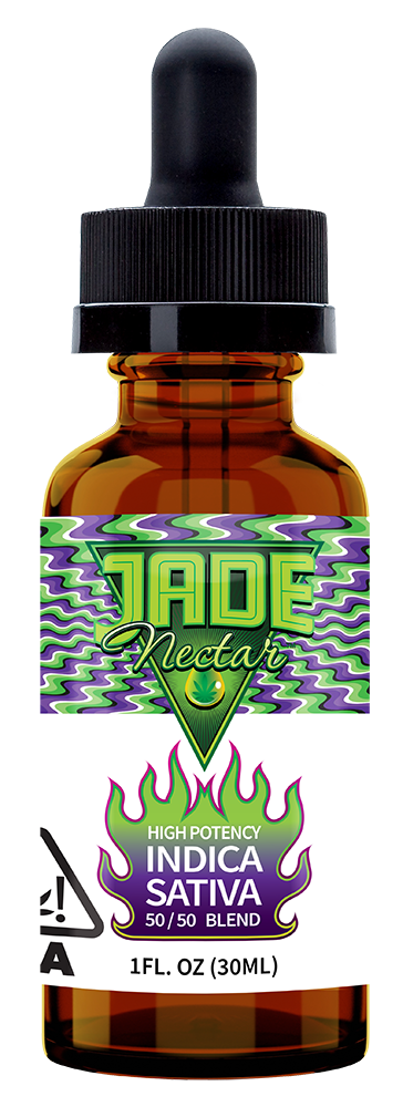 Photograph of Product: High Potency Indica/Sativa Drops TINCTURE - Jade Nectar