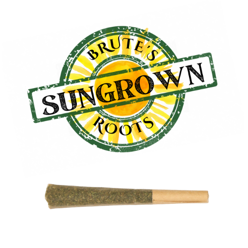 Photograph of product: Gods Mintz - 1g Single PreRoll -  Brute's Roots - REC