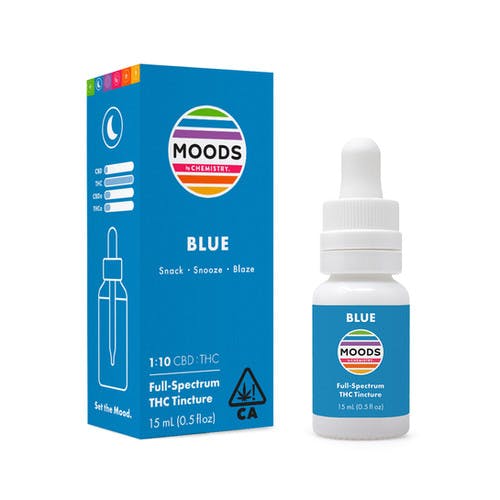 Photograph of product: Blue Moods 1:10 CBD/TH-oui - 