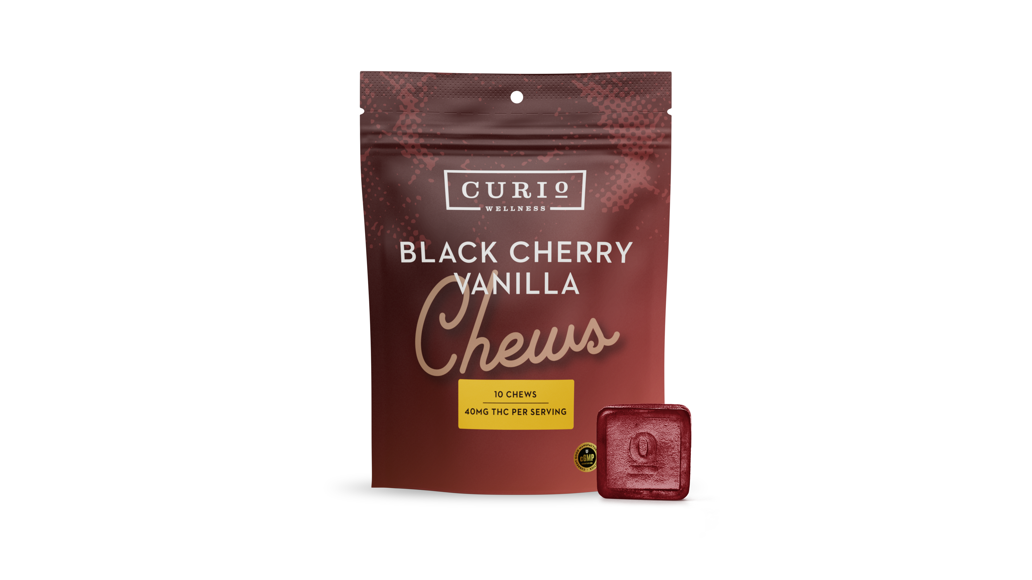Photograph of product: Black Cherry Vanilla 10pk Chews | 400mg