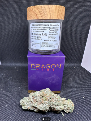 Photograph of product: Dragon Fire | Gorilla Fritter - 3.5g
