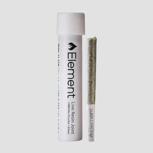 Photograph of product: Element Live Resin Infused PreRoll - Moonbow x Platinum Valley