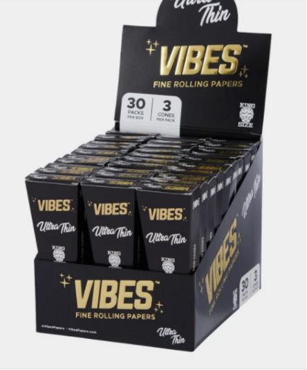 Photograph of product: King Size Ultra Thin Cones | 3pk