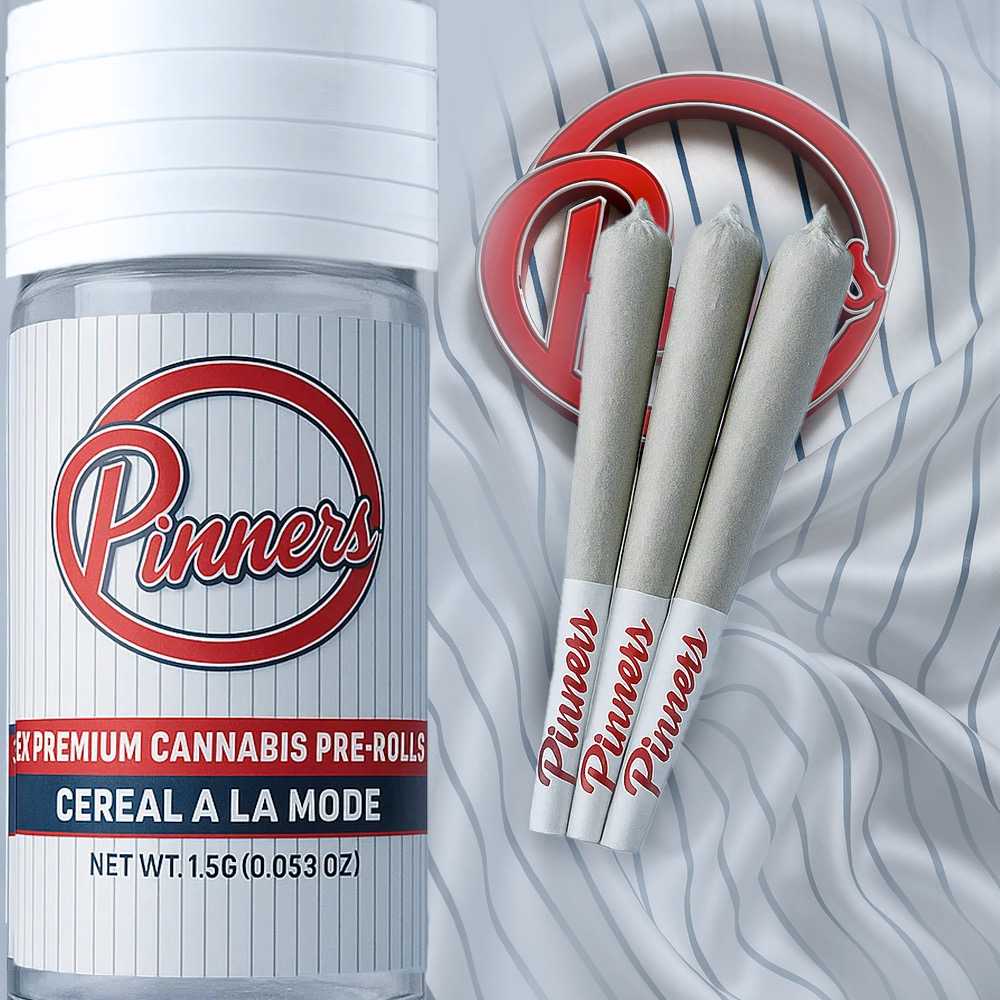 Photograph of product: Pinners | Cereal a la Mode | Pre-Roll 3 Pack | 1.5g