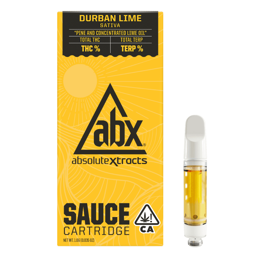 Photograph of product: Durban Lime (S) Sauce CARTRIDGE 1g - ABX