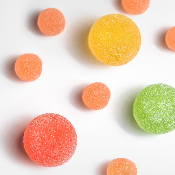 Photograph of product: Gron Watermelon Oui'd Sugar Coated Pearls