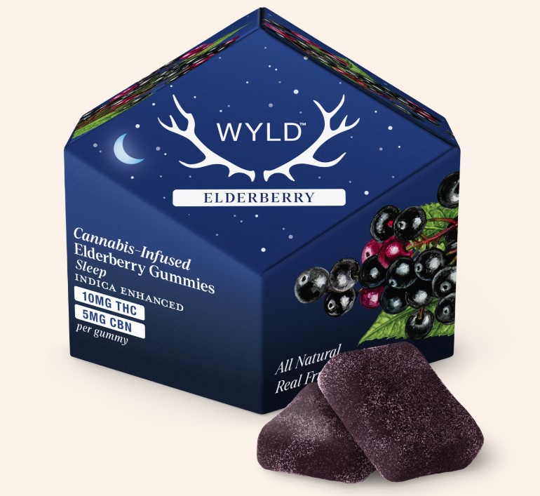 Photograph of product: Wyld | Gummies | Elderberry 2:1 | Oui'd